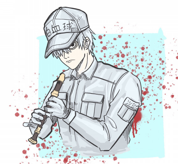 18 8からの過去絵 錆びた鉄屑が響く