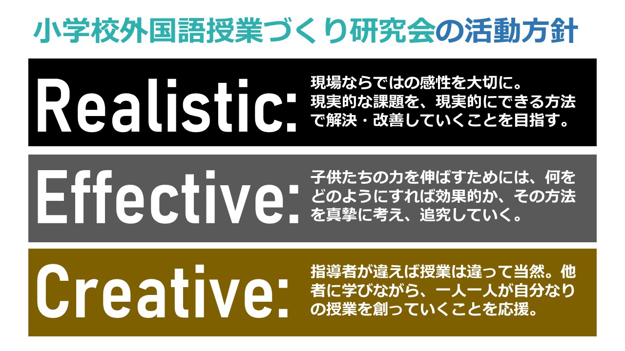 小学校外国語授業づくり研究会