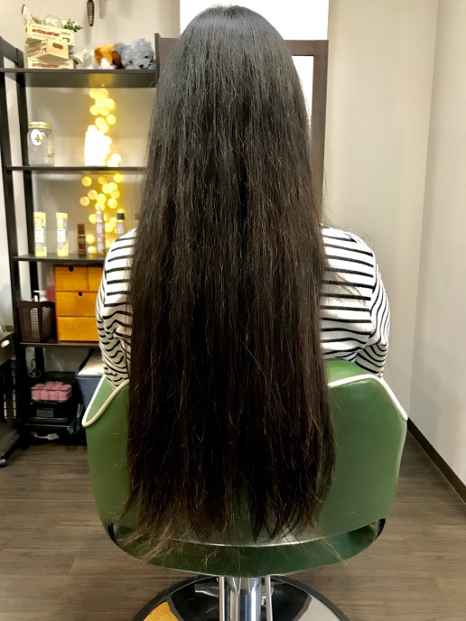 腰まであった黒髪ロングをヘアドネーション Long To Short