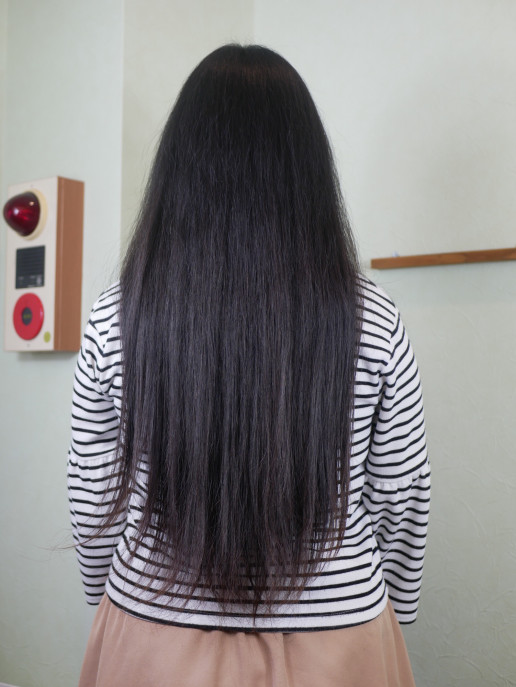 腰まであった黒髪ロングをヘアドネーション Long To Short