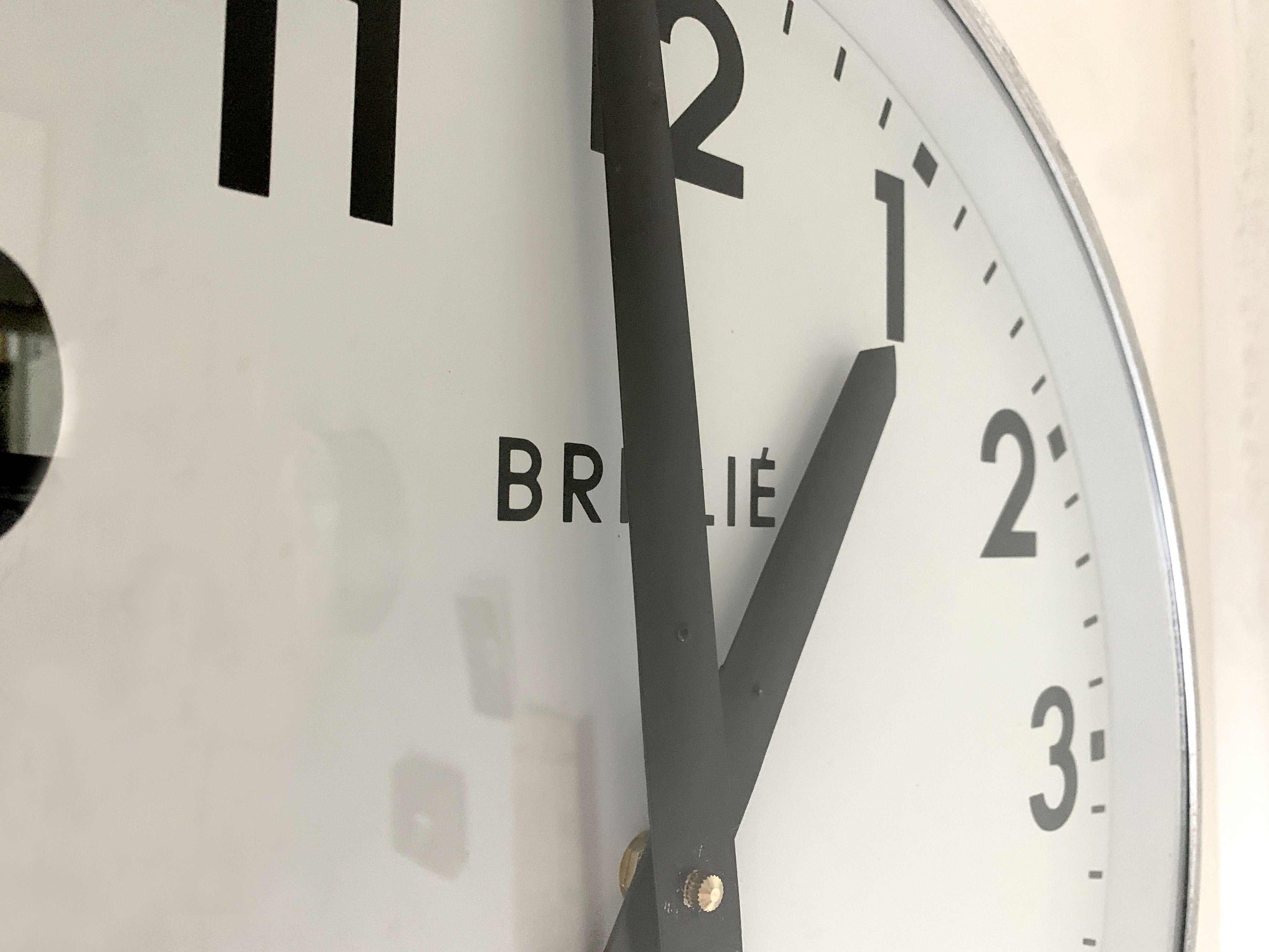 フランス 1960s BRILLIE ブリエ φ44cm 超特大 壁掛け時計 | gsrrb930