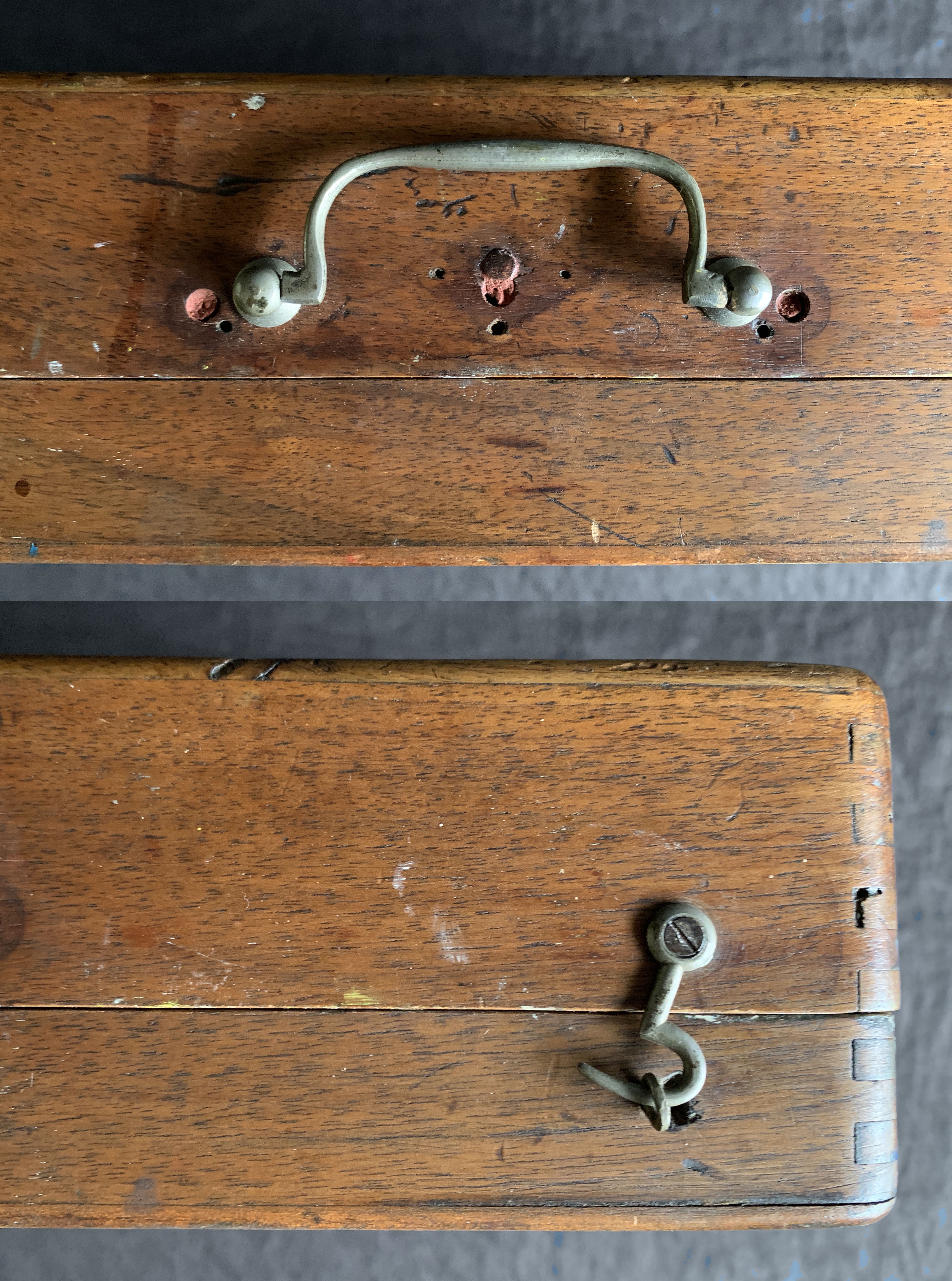 フランス 19世紀後期 画家の絵の具箱 | gsrrb930 BROCANTE／古道具