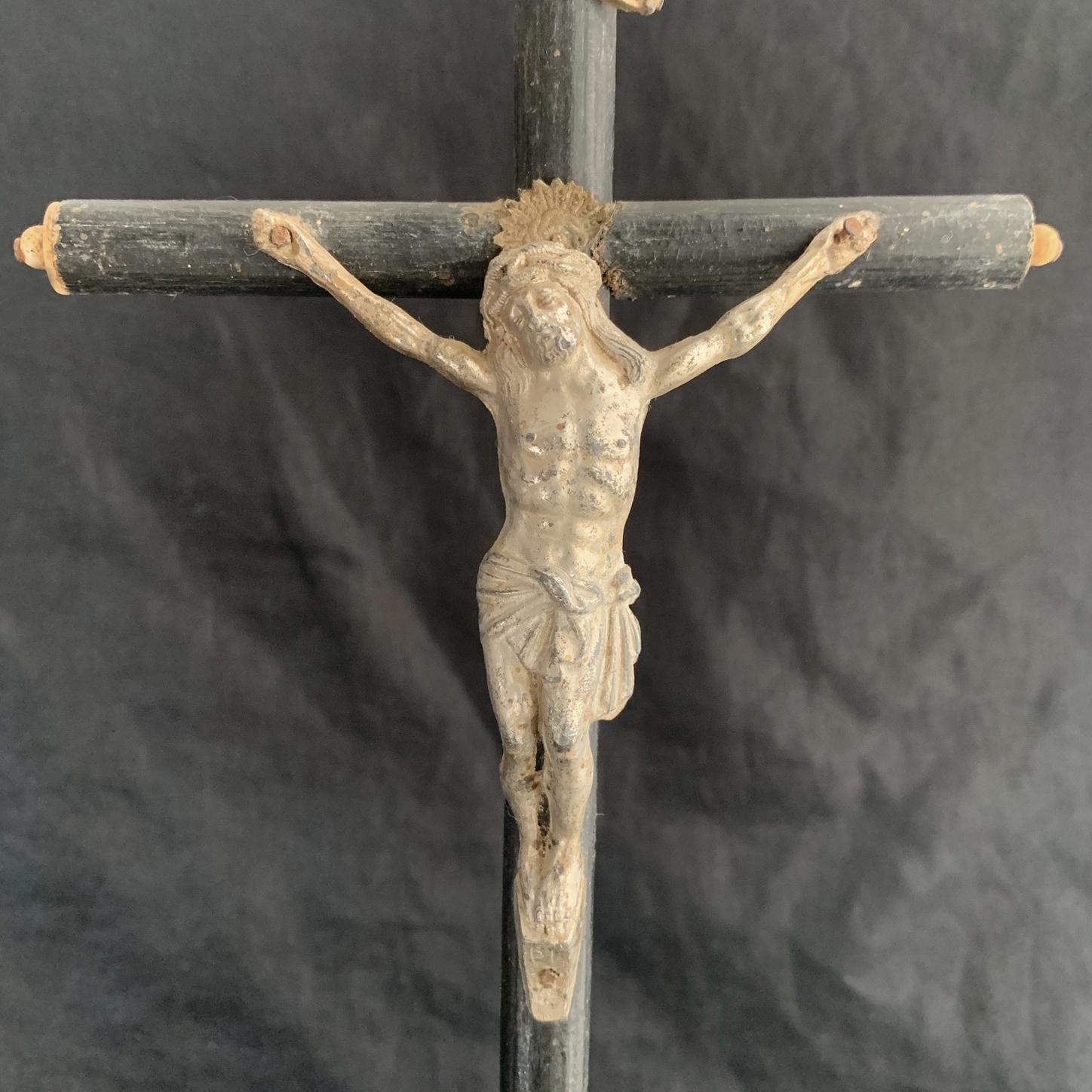 磔刑像　フランス　アンティーク　1800年代　19世紀　キリスト教　十字架　希少 アンティーク磔刑像 E | アトリエウチノ｜atelier uchino