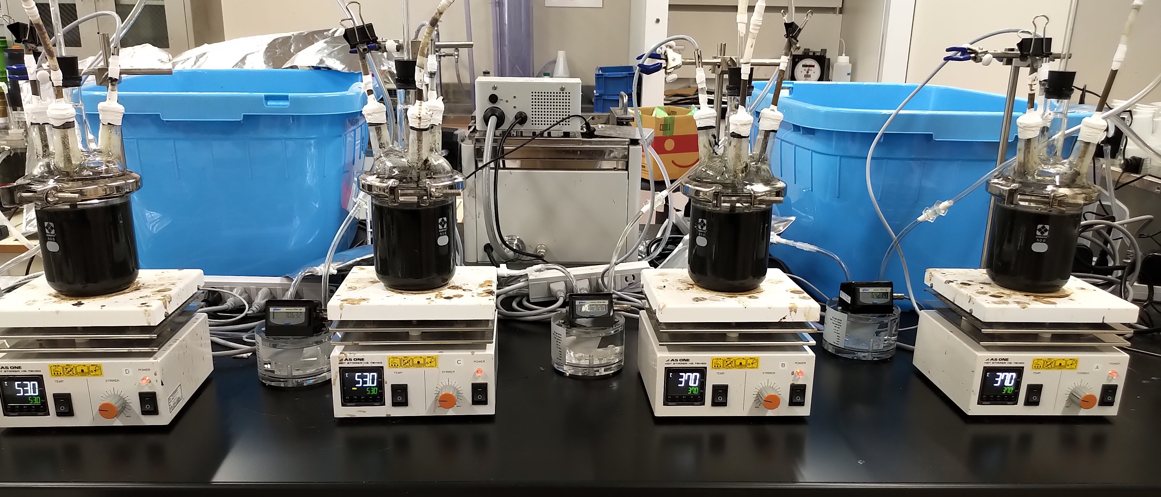 メタン発酵連続実験 | 公立鳥取環境大学 水環境工学研究室（戸苅研究室 