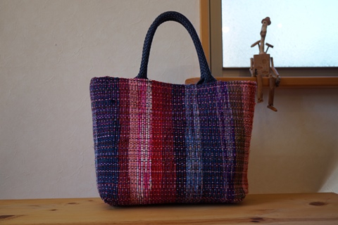 耐子の手織り 裂き織りのバッグ | 手織りと小物の店 金木犀