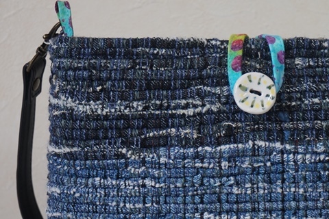 ★☆手仕事＊裂き織り　(未使用品) 耐子の手織り」裂き織りバックと14日(日)はお休み | 手織りと