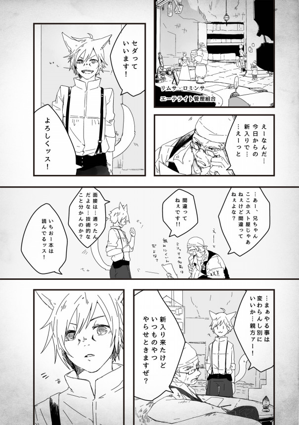 Ff14 If You Can Dream It 漫画 ナイトちゃんと白さん
