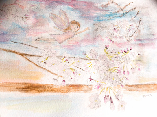 桜の妖精 ママとボクのお絵描きアトリエ By ゆりか