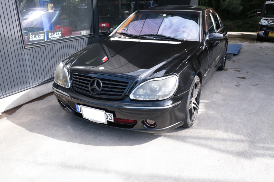 メルセデスベンツ MB Sクラス W220 メーター故障 ディスプレイコショウ 