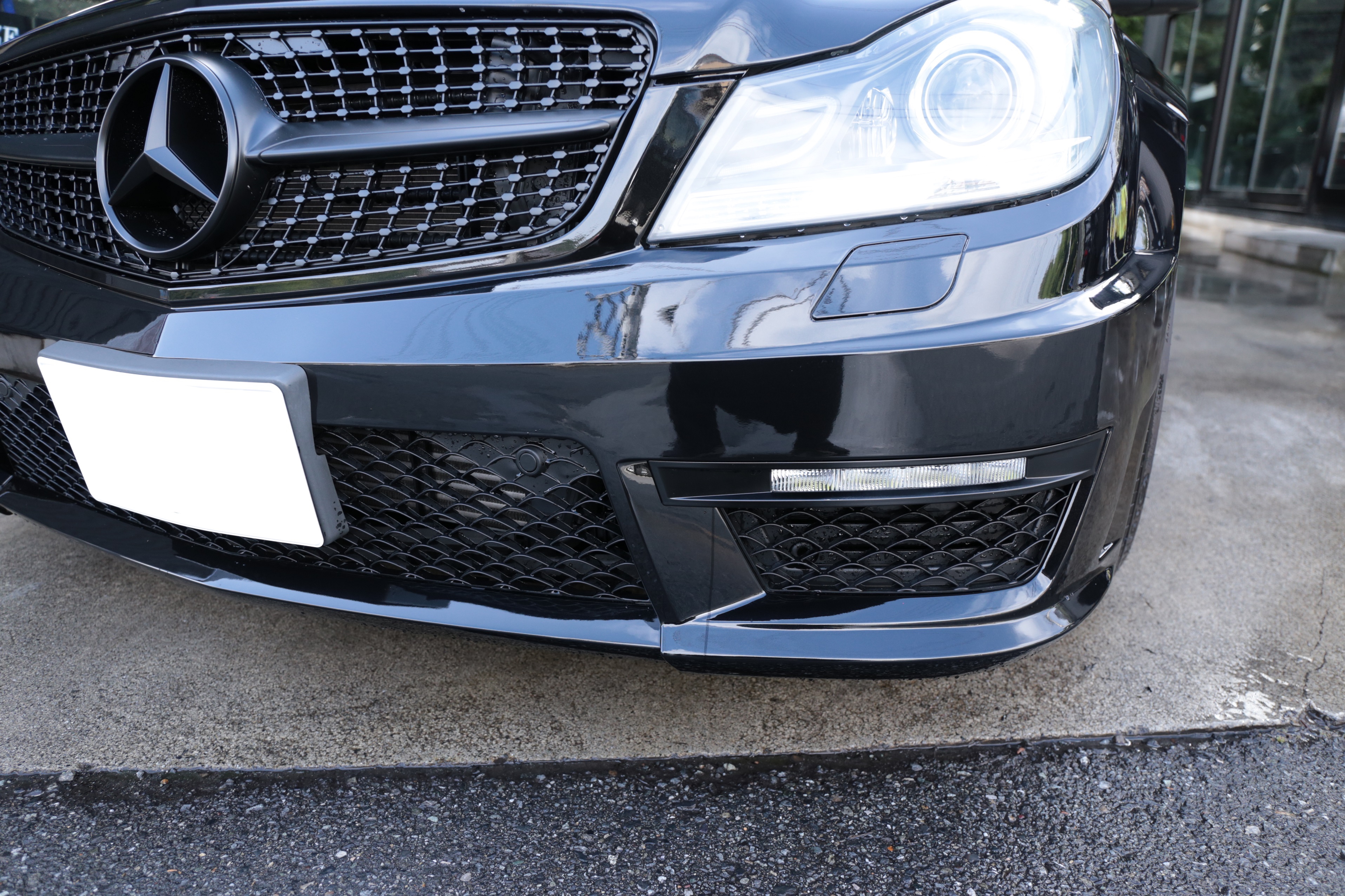 メルセデスベンツ W204 セダン 2011-14用 LED 15P付き グレー 右 エクステリア サイドミラー 11-\u002714 車＆バイク ヘッドライトアセンブリ と互換性のあるメルセデスと