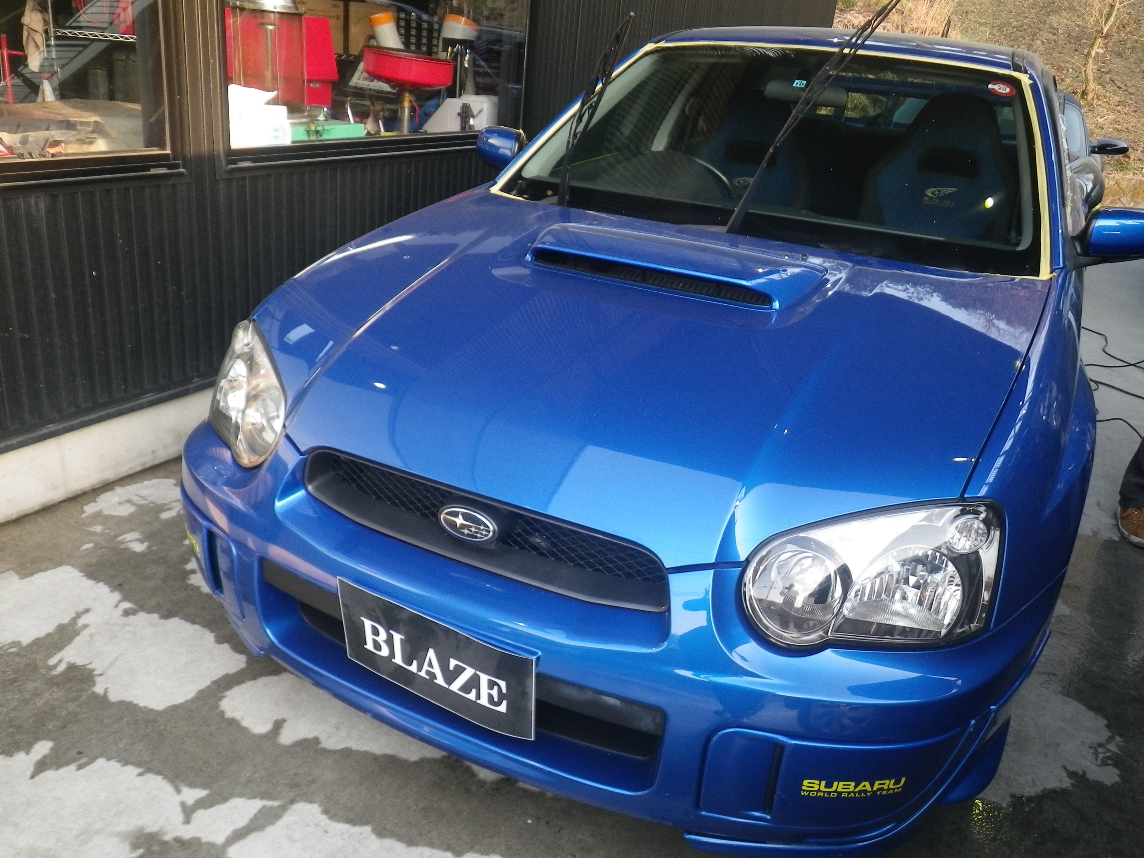 インプレッサ ｗｒｘ 窓ガラス ウロコ 水垢 除去 高崎で輸入車 中古車売買 コーディングならblaze ブレイズ へ Blaze Total Car Support Modify In Takasaki Gunma