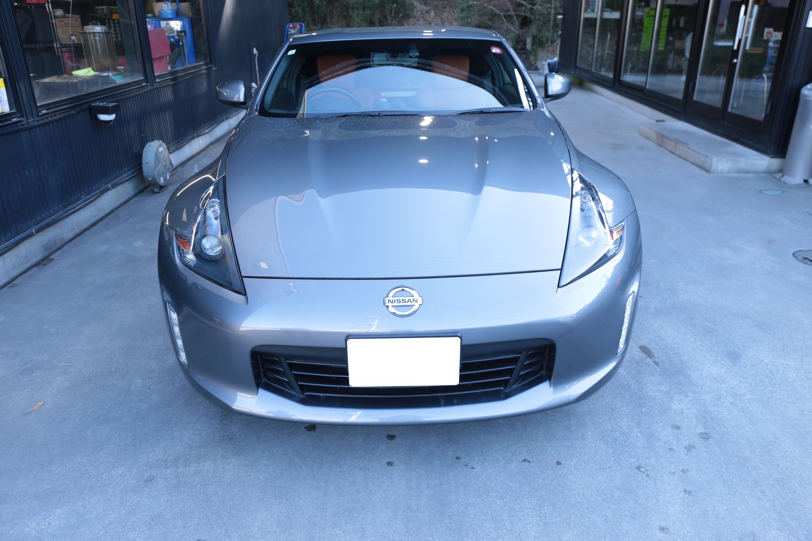 日産 フェアレディZ バージョンST Z34 純正ヘッドライト交換 群馬県