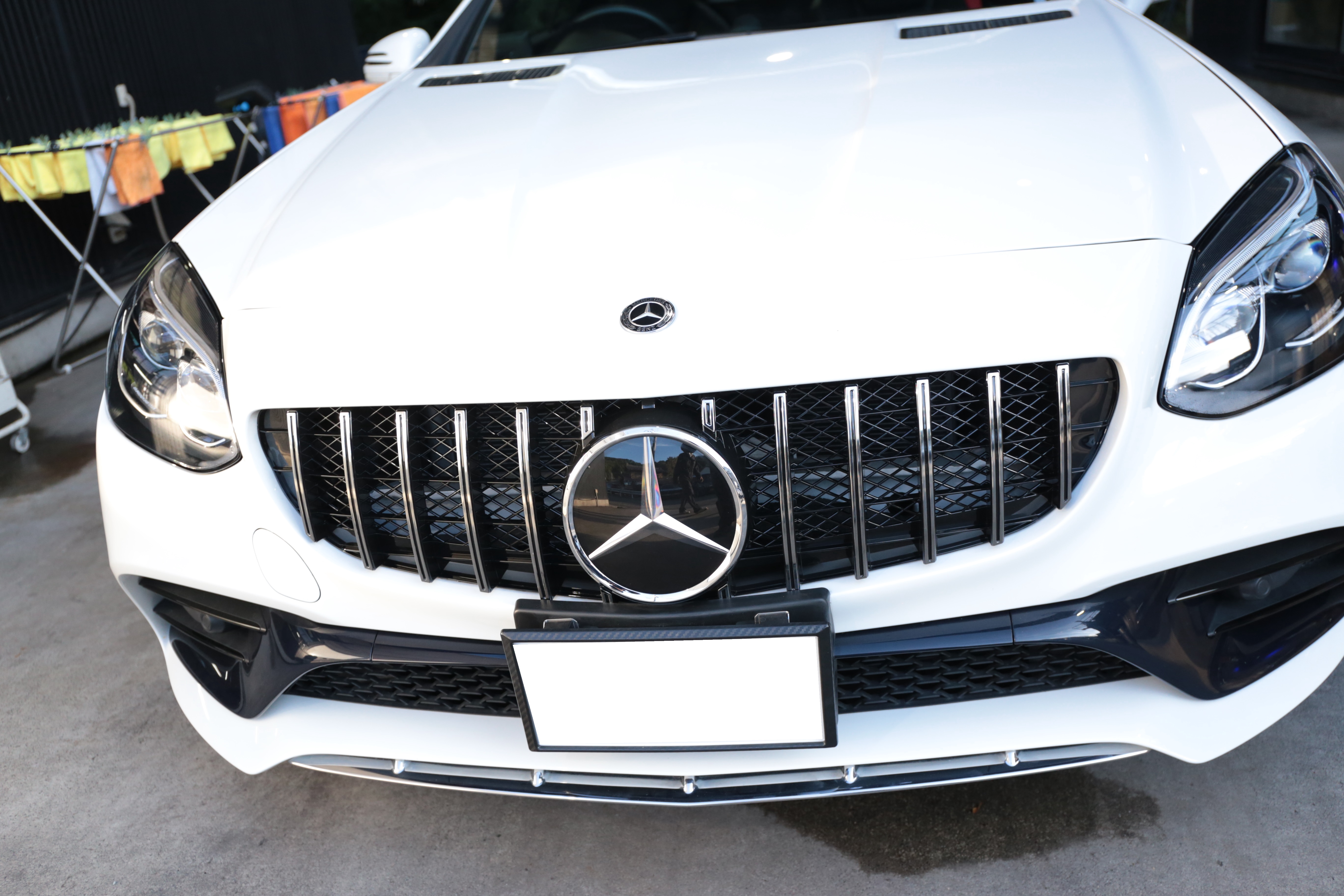 メルセデスベンツ MercedesBenz SLC グリル 交換 ダイヤモンドグリル