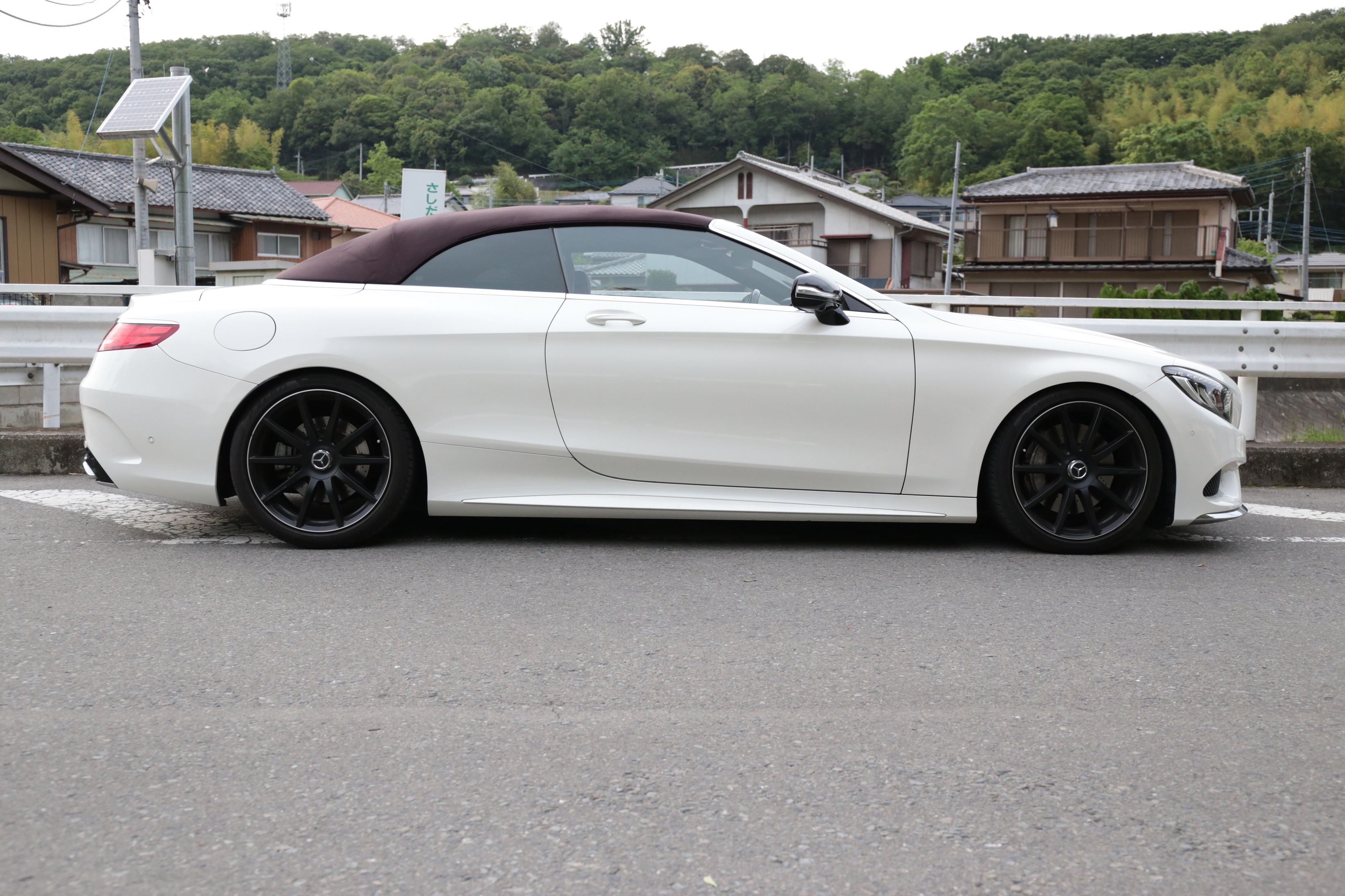 メルセデスベンツ S550 カブリオレ C217 ローダウン車高調整