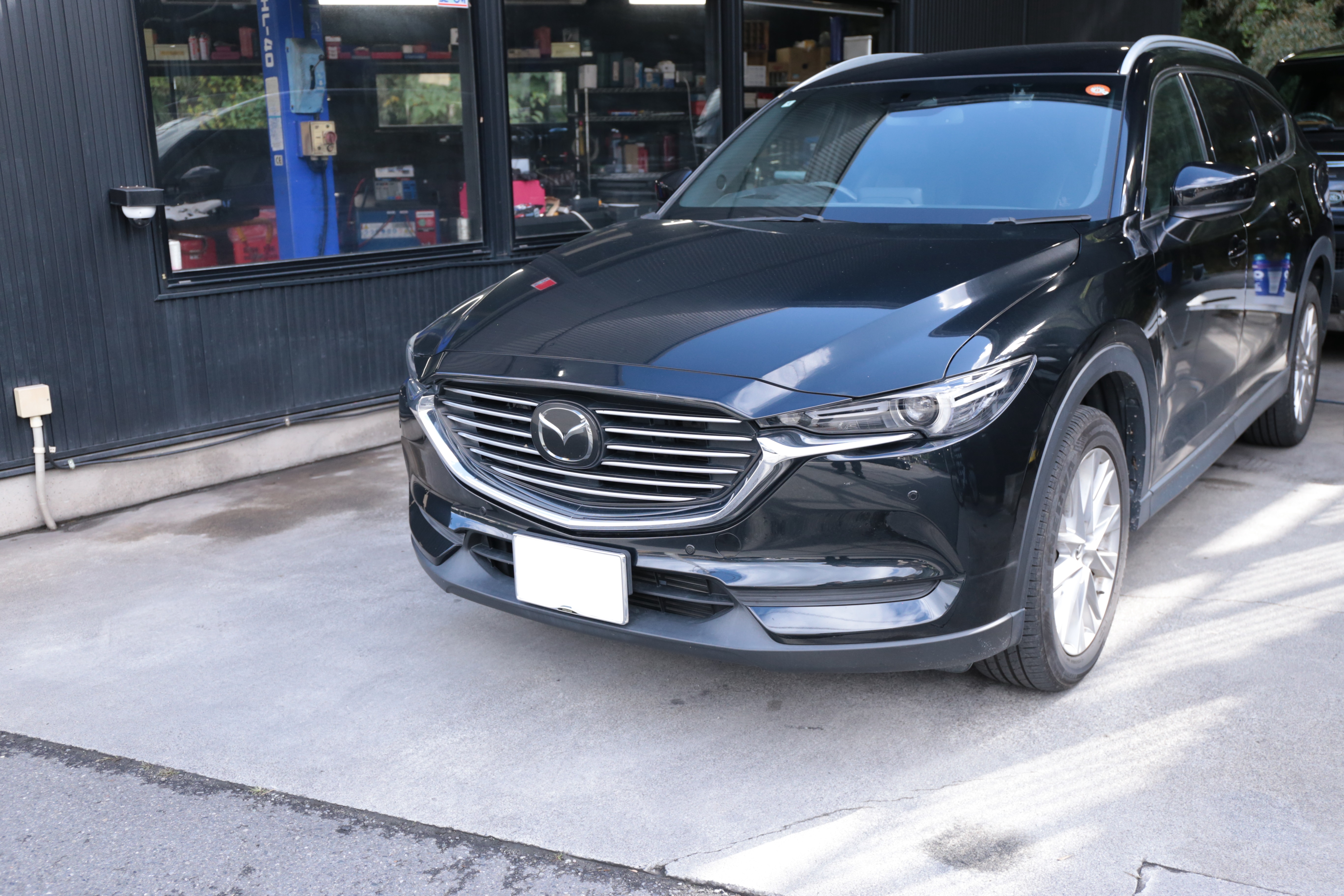 マツダ Mazda CX-8 シート 洗浄 消毒 レザーシート スチーム リンサー