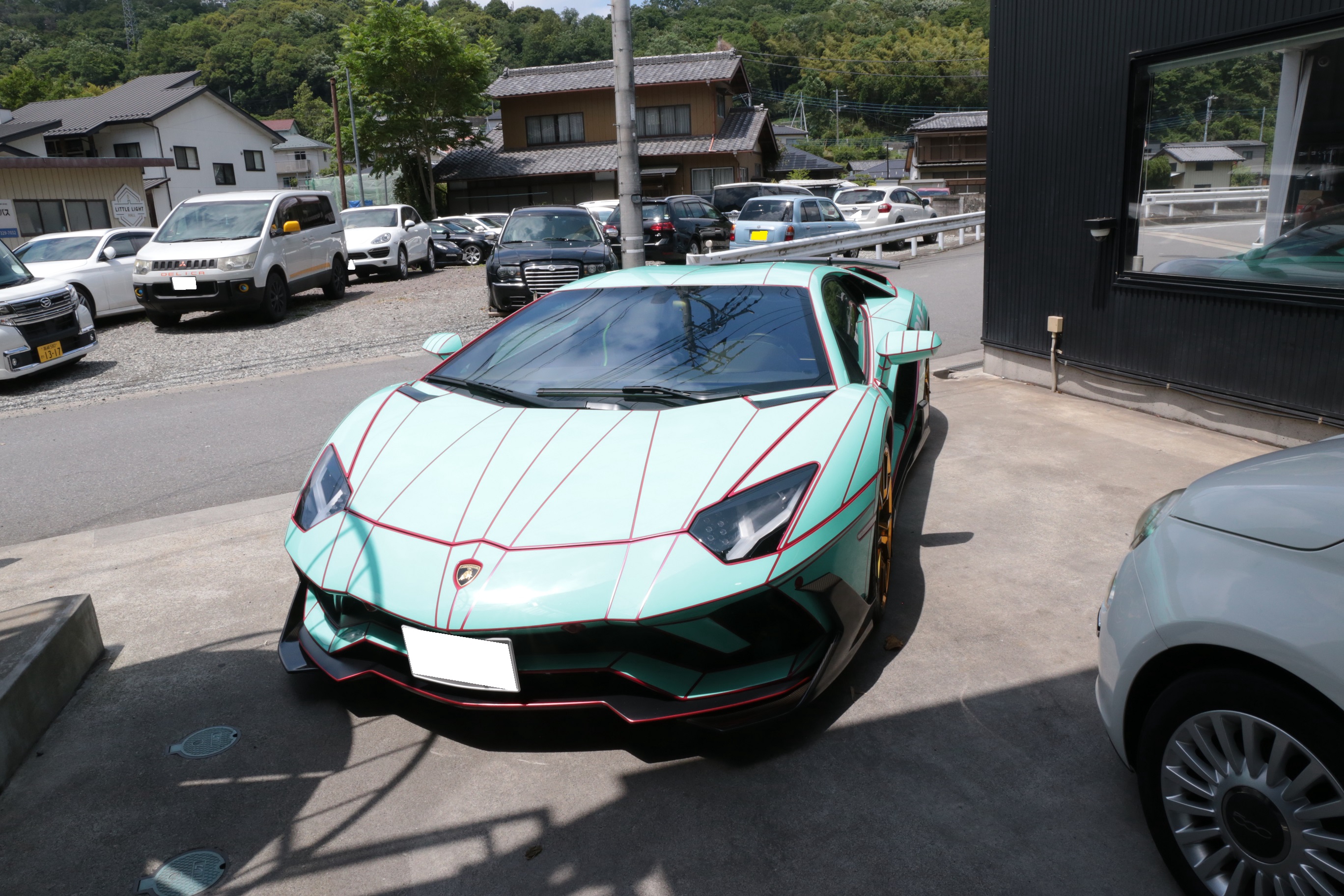 Lamborghini Aventador S チェックランプ多数点灯 Leonardo診断機