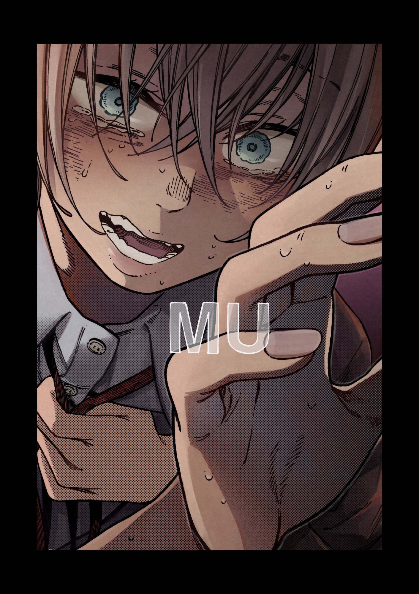 【非売品】「ミルグラム MILGRAM キャラファイングラフ ムウ 二駅ずい」 非売品】「ミルグラム MILGRAM ムウ」キャラファイングラフ 複製原画