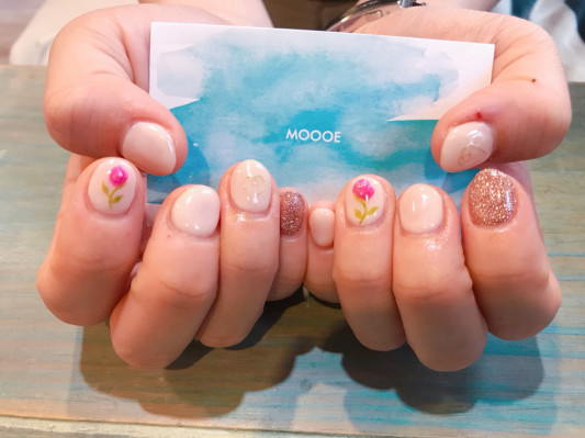 持ち込みデザイン お客様ネイル 𓇼 Moooe Nail 𓇼