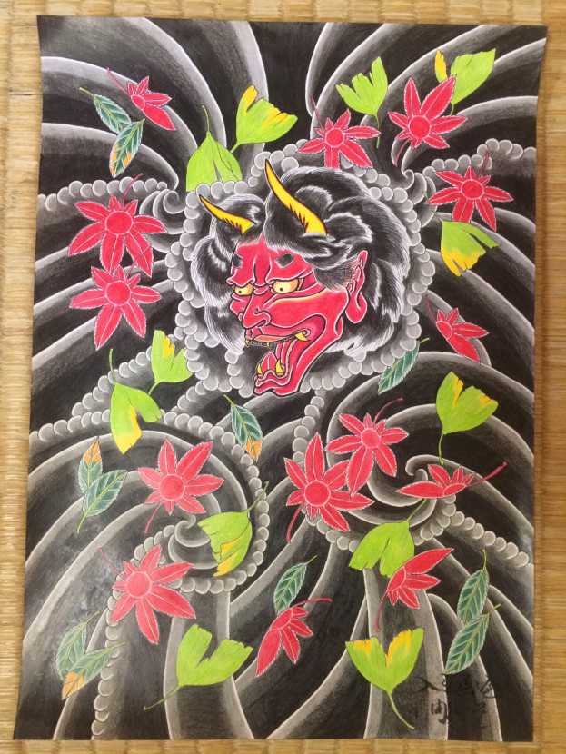 下絵 入れ墨屋 彫蓮 下絵 入れ墨屋 彫蓮