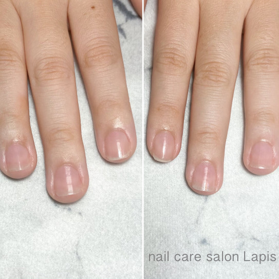 自爪育成ネイルケア 清潔感アップ Nail Care Salon Lapis