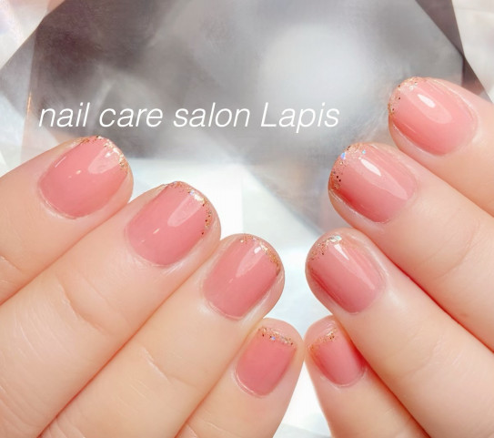 自爪育成ネイルケア うる艶オフィスネイル Nail Care Salon Lapis