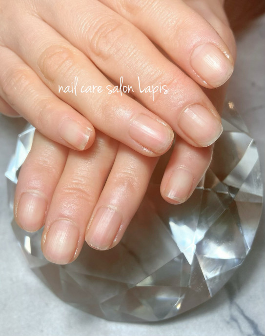 自爪育成ネイルケア 清潔感あふれる指先へ Nail Care Salon Lapis 自爪育成ネイルケア 清潔感あふれる指先へ Nail Care Salon Lapis