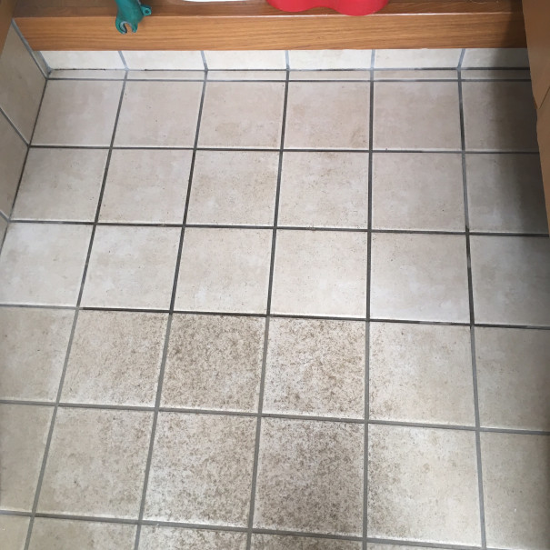 玄関のザラザラタイルの掃除 Tidying Myway 玄関のザラザラタイルの掃除 Tidying Myway