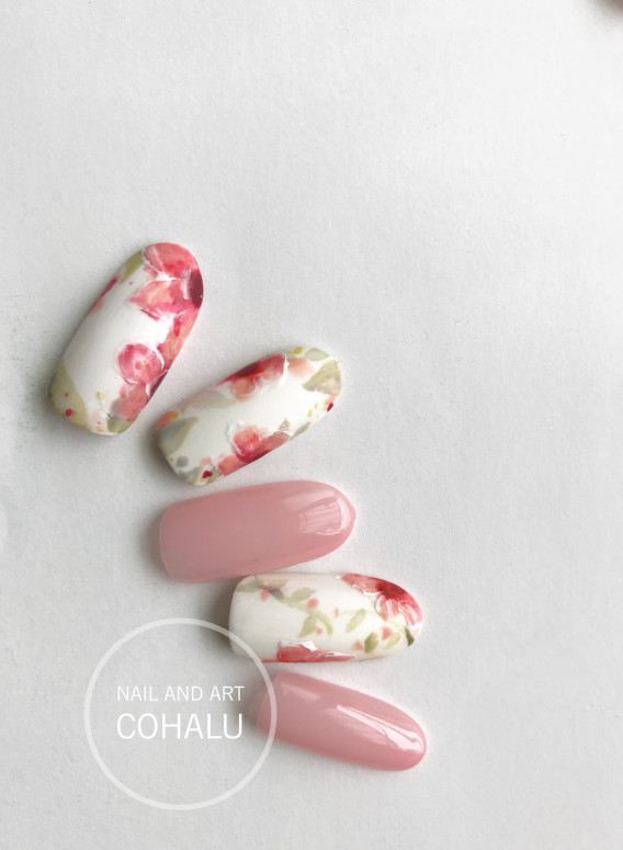 お気に入りボタニカルネイル Coha Nail And Art