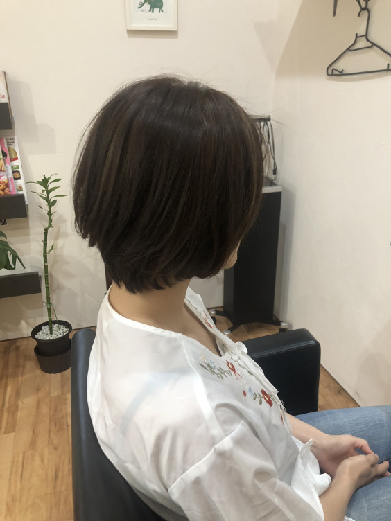 ハイライトショートボブ Hair Room Toko Toko ハイライトショートボブ Hair Room Toko Toko