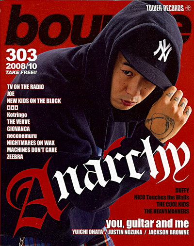 今月のbounceの表紙はAnarchy! | R-RATED RECORDS