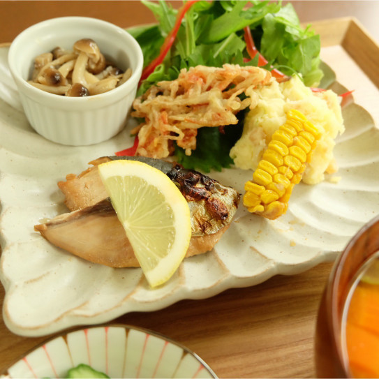 中央林間駅 食堂カフェdaily様にてランチコラボ企画 和ごころ食卓