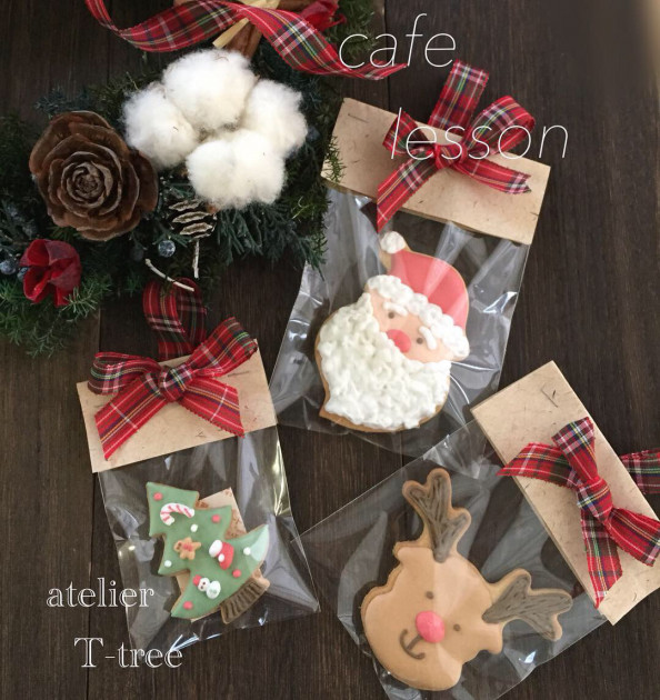 18 12 7 金 アイシングクッキーレッスンin Cafe Aona Atelier T Tree