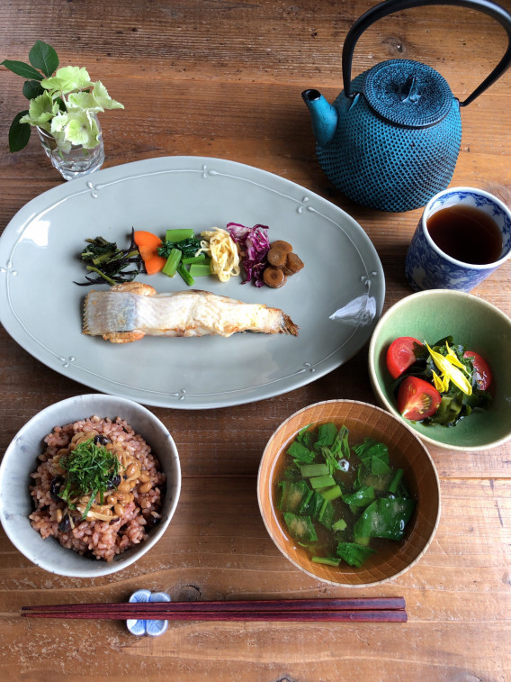 休日朝ごはん Seasonalorganicnaturalくれは食堂