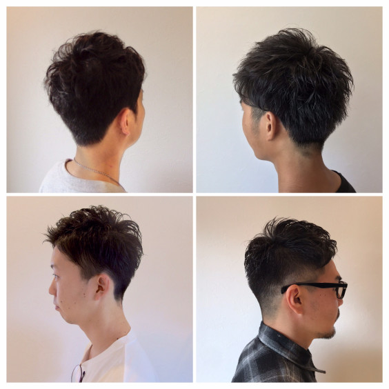 メンズ ポイントパーマ Tom Hair メンズ ポイントパーマ Tom Hair