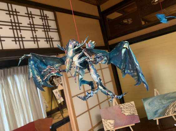 新成人展 Nhkで取材を受けた巨大龍 Sho S Art 新成人展 Nhkで取材を受けた巨大龍 Sho S Art