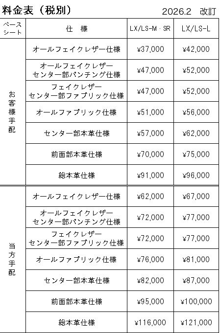 PRICE・SAMPLE | KENNY Works