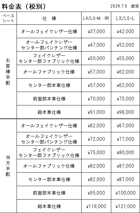 PRICE・SAMPLE | KENNY Works