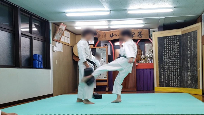 11月30日の稽古 入門式 金剛禅総本山少林寺 米子東道院 少林寺拳法
