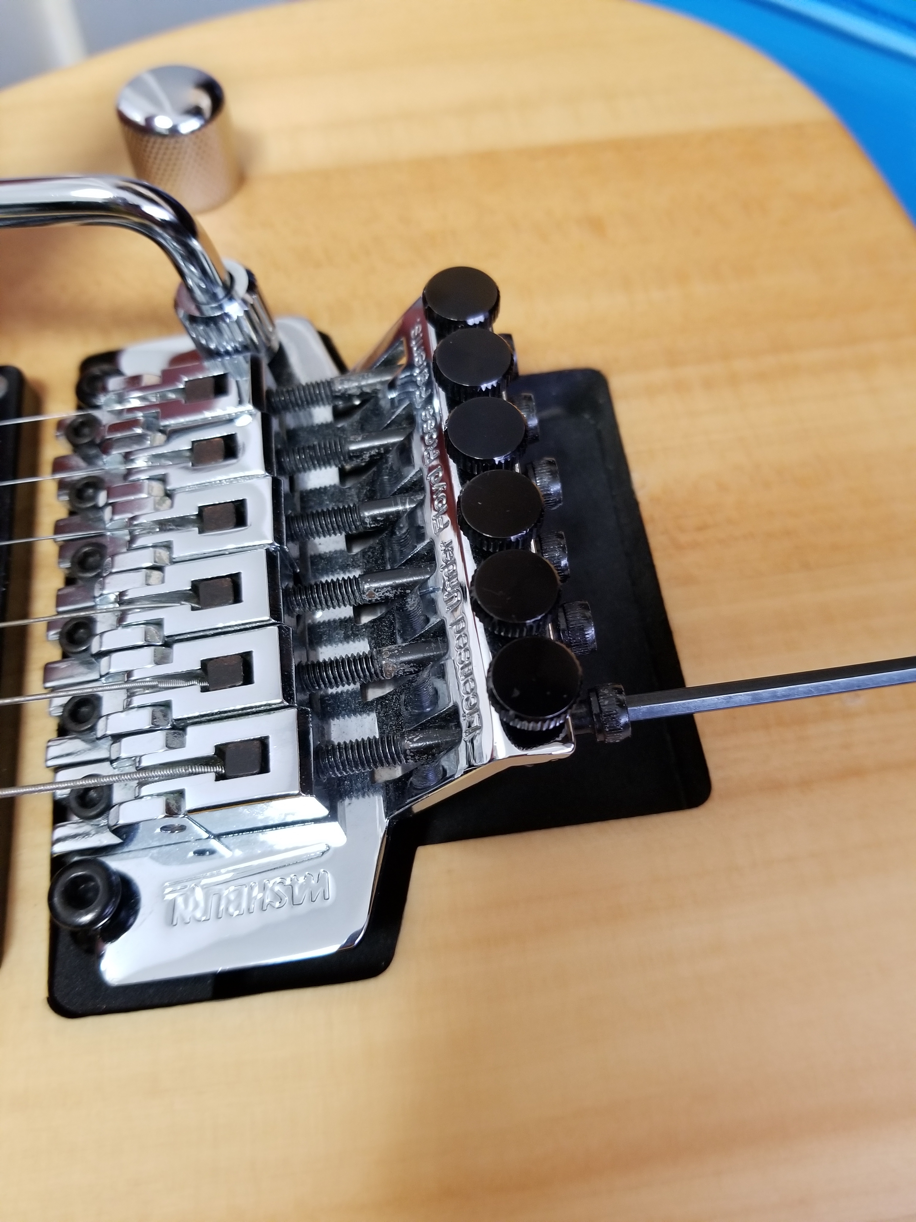 Floyd Rose EVHブリッジ(D Tuna)&プッシュインアームバー Floyd Rose EVHブリッジ(D Tuna)&プッシュインアームバー