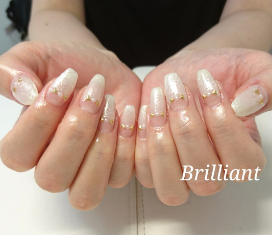 りぼんネイル 大人可愛い Brilliant Nail Salon