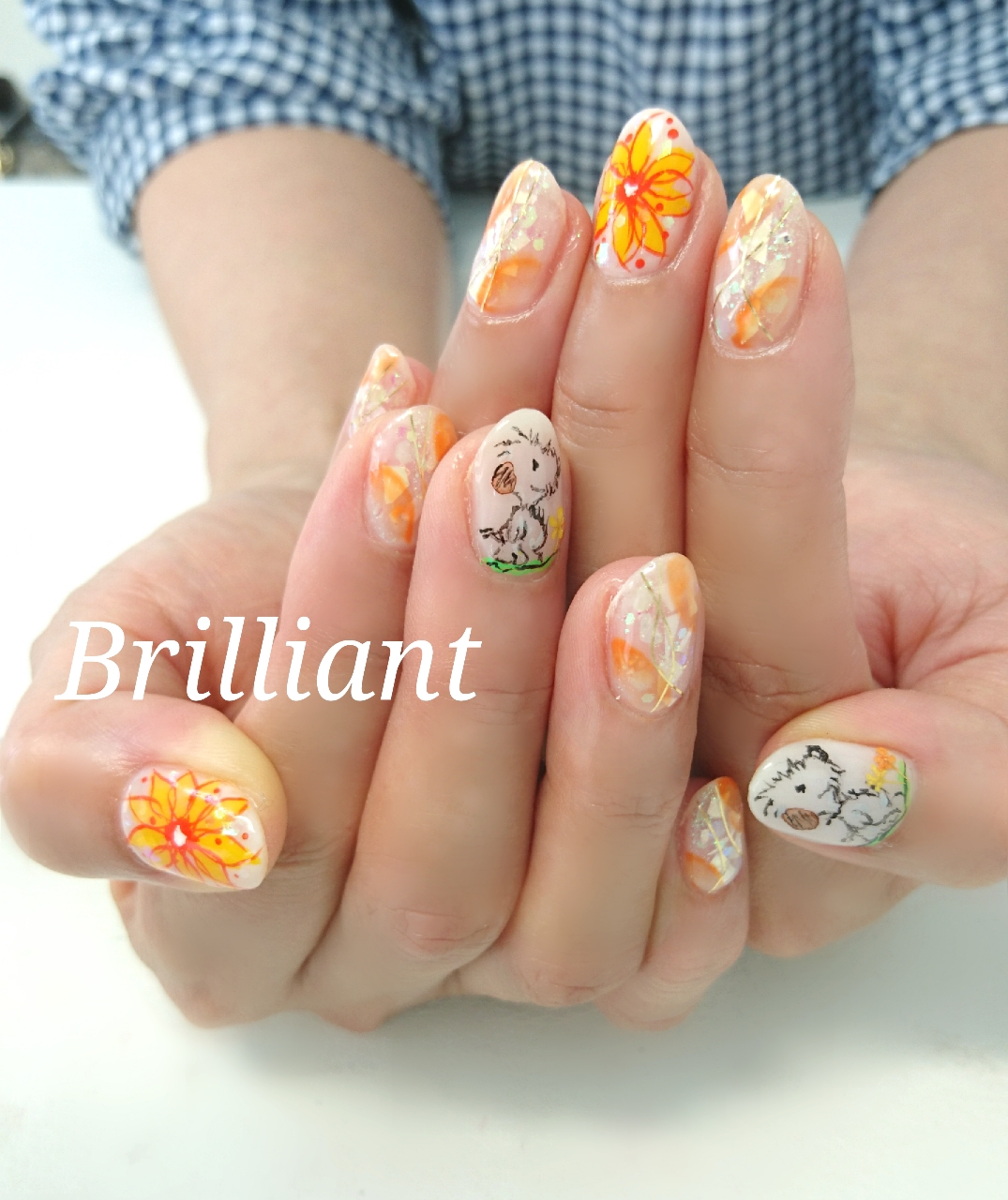 スヌーピーのお友達アンディー Brilliant Nail Salon