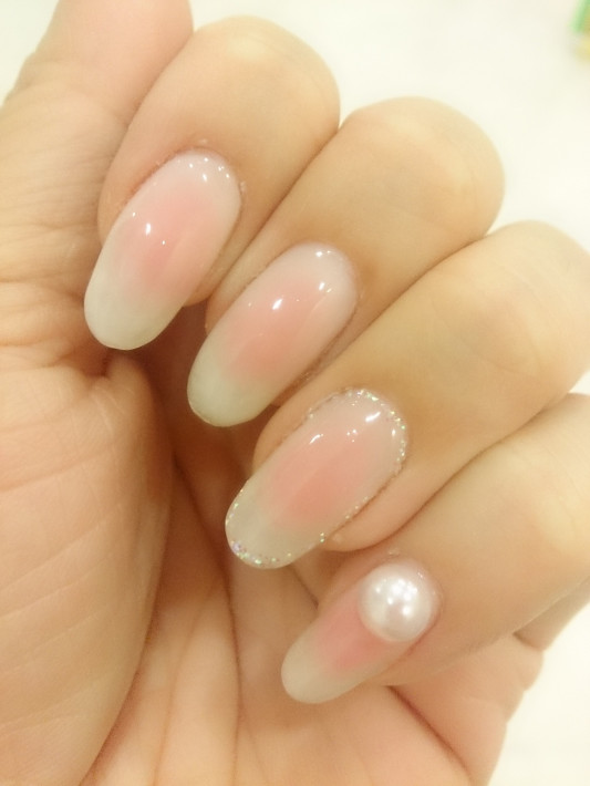 ピンク チークネイル Brilliant Nail Salon