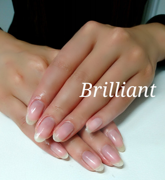 べっ甲 ネイビー 秋フットネイル Brilliant Nail Salon