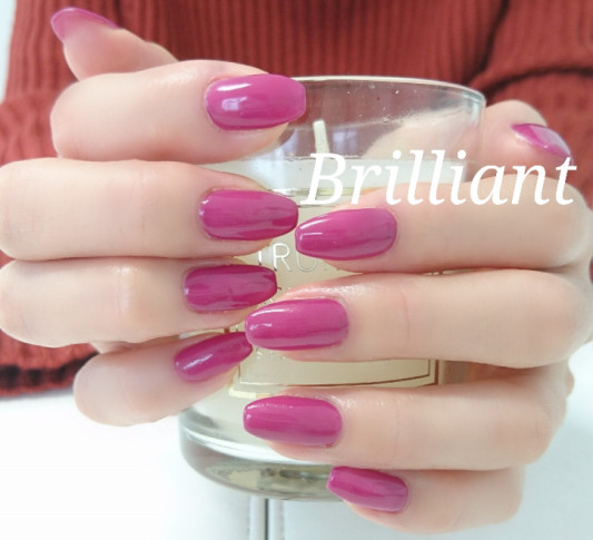 ワンカラー バレリーナネイル Brilliant Nail Salon