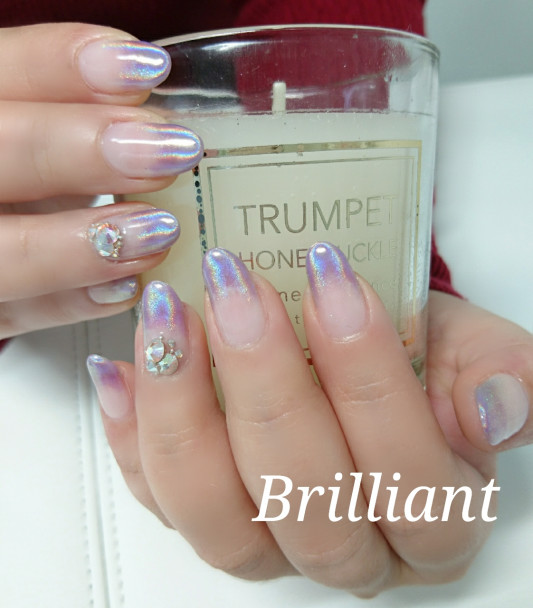 ユニコーンネイル きれい Brilliant Nail Salon