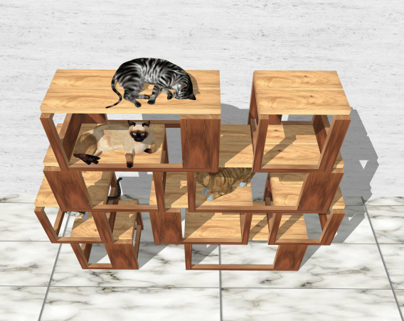 無造作に積み上げても」にゃんぐるジム新シリーズ登場！【N−Frame 