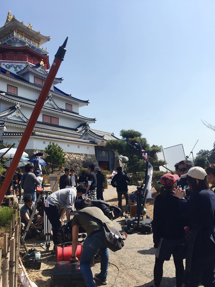 実は安土城 映画刀剣乱舞のロケ地でした 伊勢忍者キングダム 旧伊勢安土桃山城下街 広報奉行所