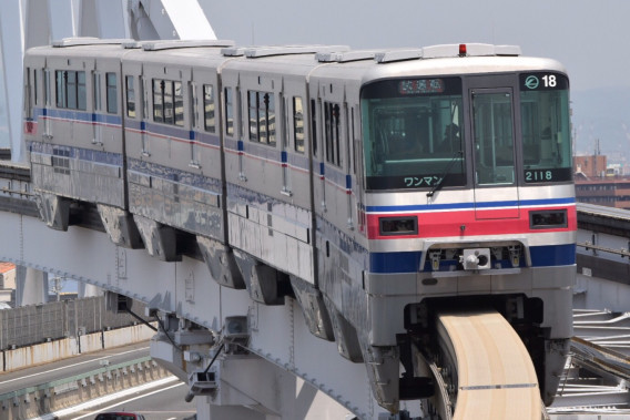 大阪モノレール2118fが試運転 Kansai Transport Com