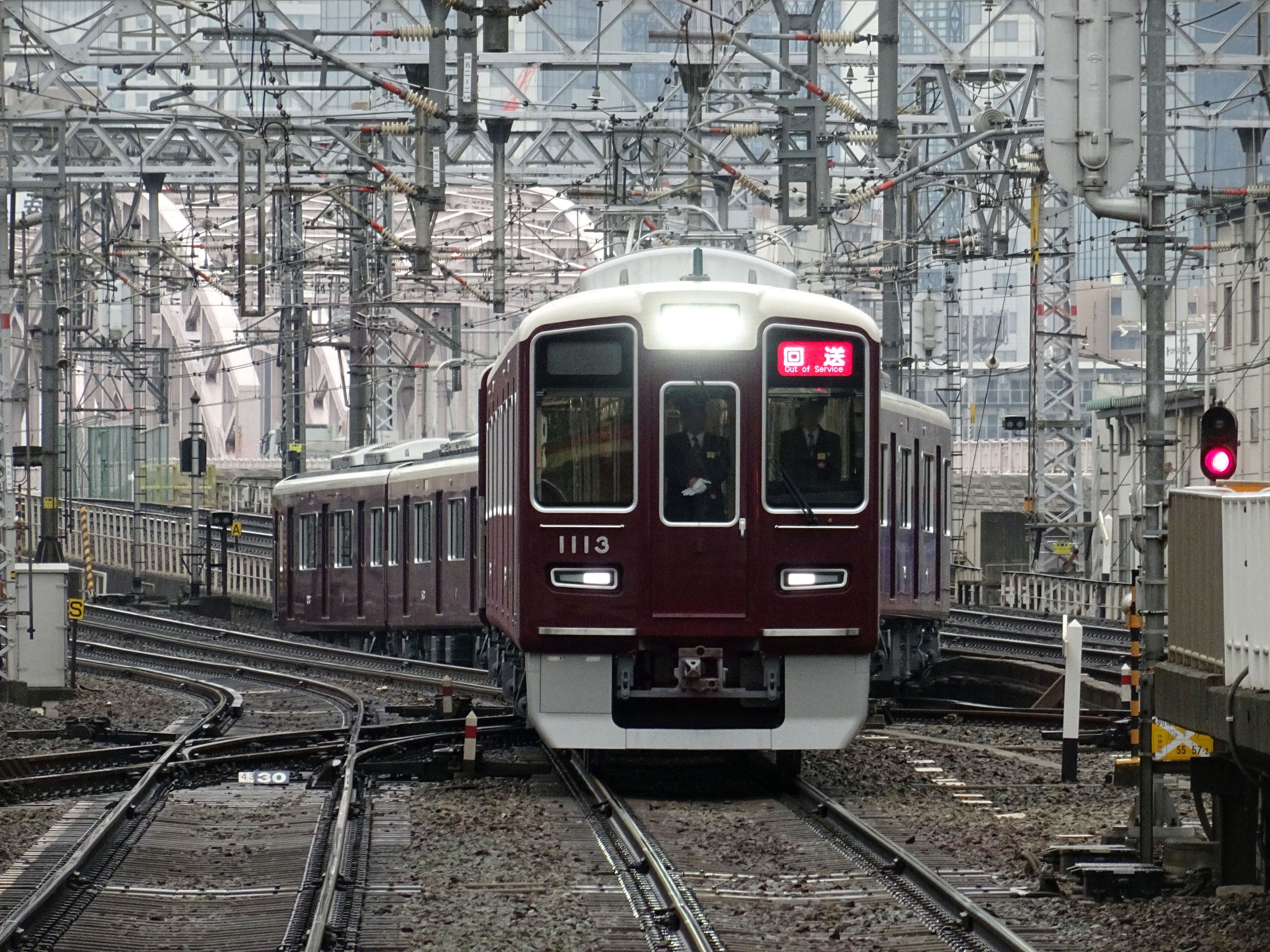 阪急電車 ドア上停車駅案内 神戸線宝塚線京都線宝塚-嵐山臨時 1000系デビュー 阪急電車 ドア上停車駅案内 神戸線宝塚線京都線宝塚-嵐山臨時