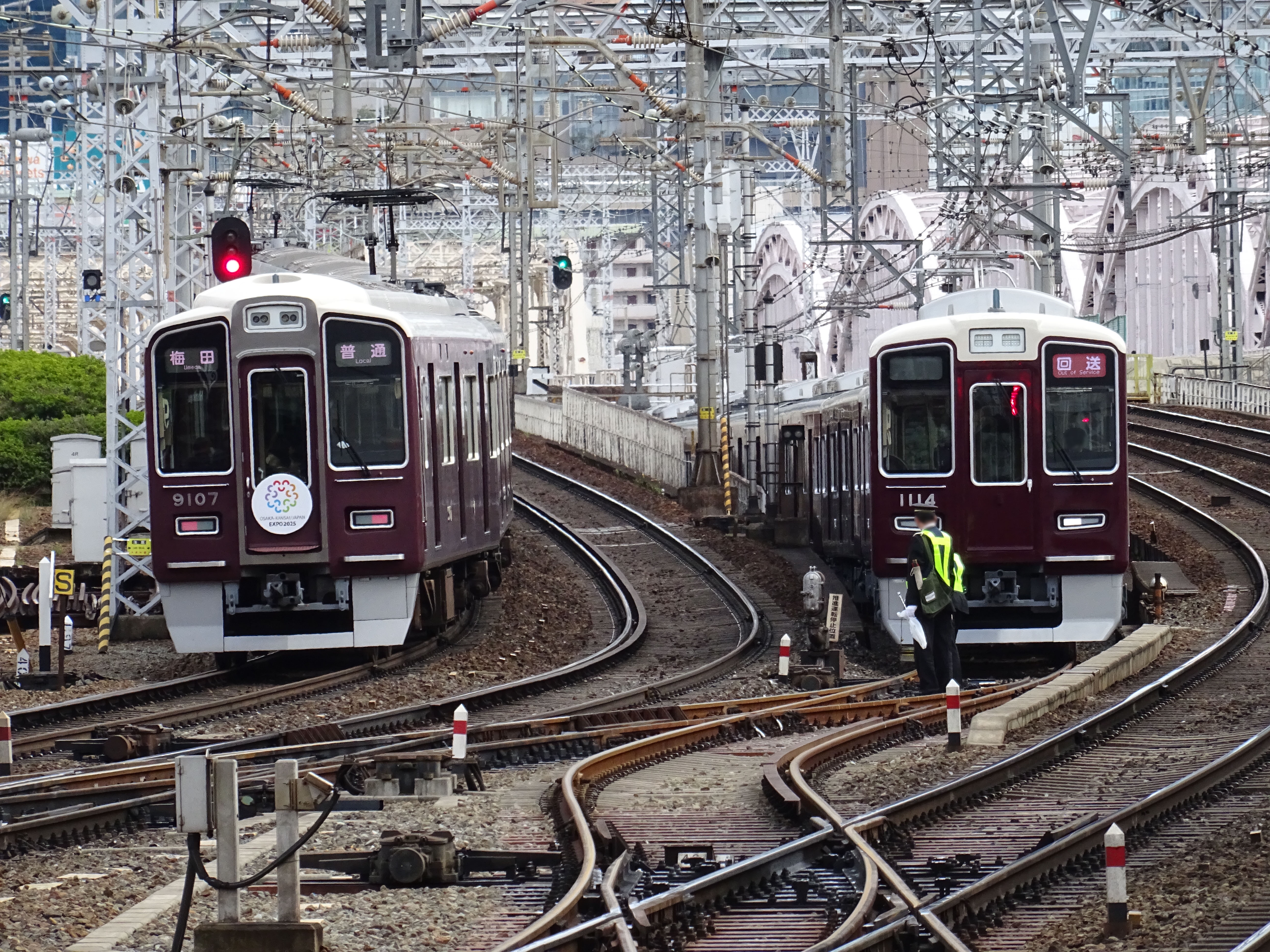 阪急1000系第14編成(1014f)、神戸線へ 西宮車庫へ回送 | Kansai